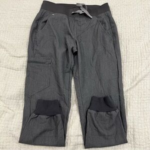 FIGS Zamora Jogger Scrub Pants Graphite Gray XS Petite Rib Cuff NWOT